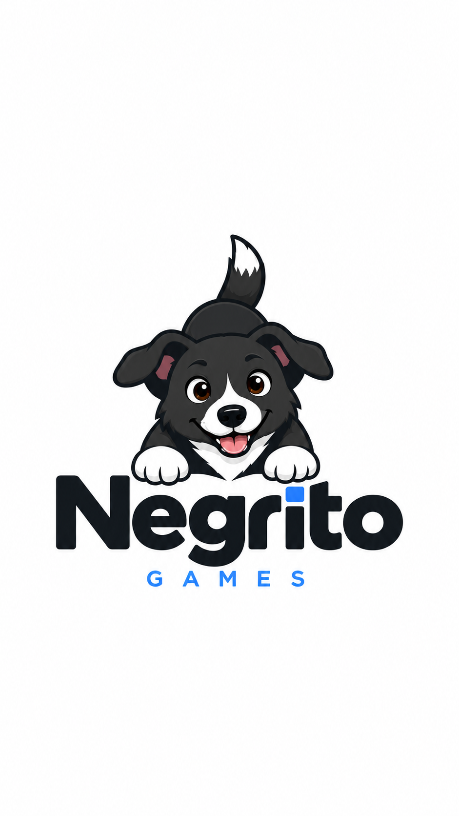 Negrito, el perrito del logo de NEGRITO Games